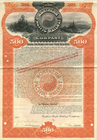 Northern Pacific Railway Co. - $500